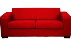 Ava Fabric Sofa Bed - Red